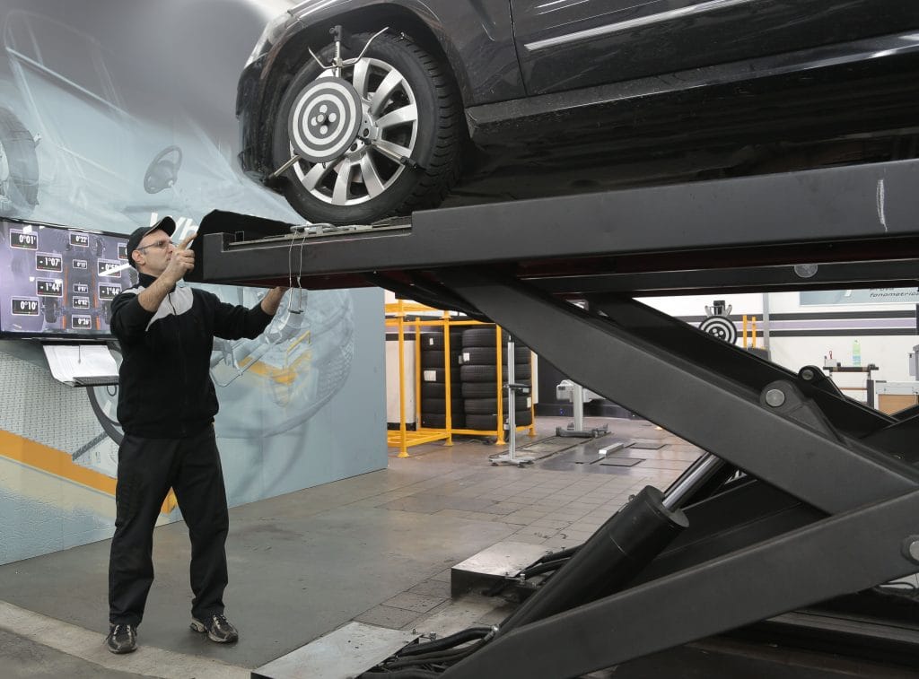 Extend tire life: wheel alignment service