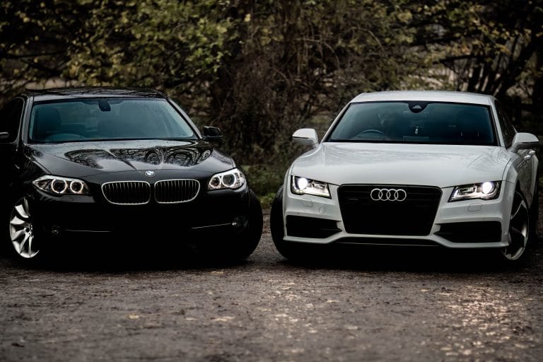 Side-by-side comparison of a sedan and an SUV illustrating differences in size, space, and driving style