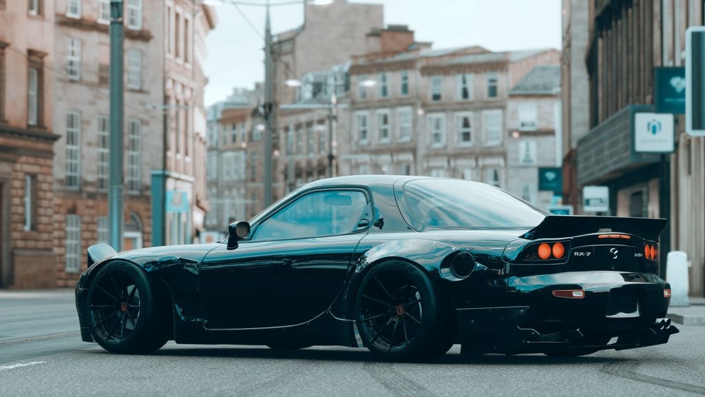 Mazda RX-7 rotary engine FD3S third generation with twin-turbocharged 13B-REW